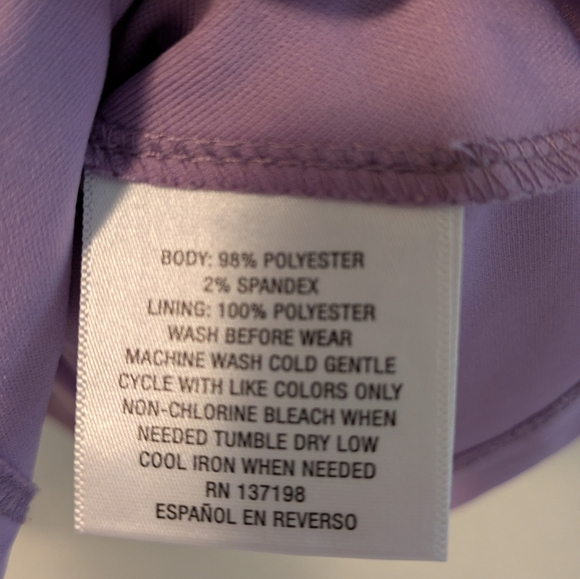 Thalia Sodi Lavender Lace Women's Top - Picture 4 of 4